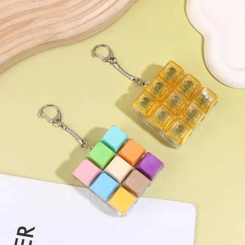 Teclado de 9 Teclas com Botão Mecânico, Brinquedo Antiestresse, Acessório de Descompressão