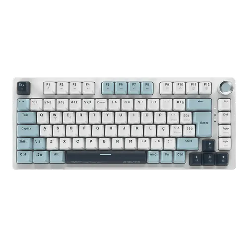 Teclado Mecânico PCYES Arkeum Summit Edition 75% ABNT2 Switch Blue AKSM75BBR