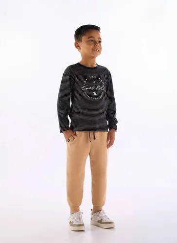Conjunto masculino com estampa 3D Preto