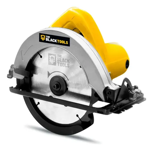 Serra Circular Profissional The Black Tools Btc1000 7.1/4 Pol. 185mm 1100w 50hz/60hz com Disco Madeira