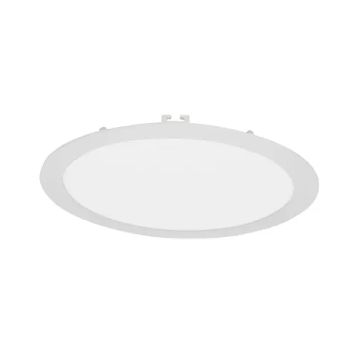 Plafon Led de Embutir Redondo Branco 24w Moldura - LED BRANCO FRIO (6000K)