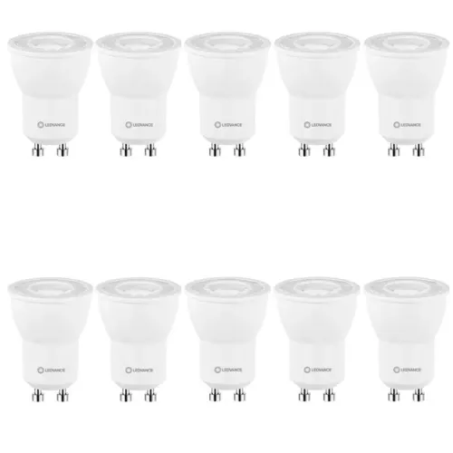 Kit 10 Lâmpadas Mini Dicroica LED 6500k 300lm