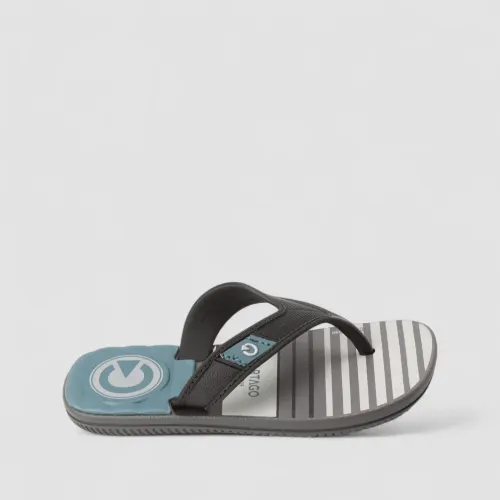 Chinelo Infantil Cartago Dakar Listrado Preto