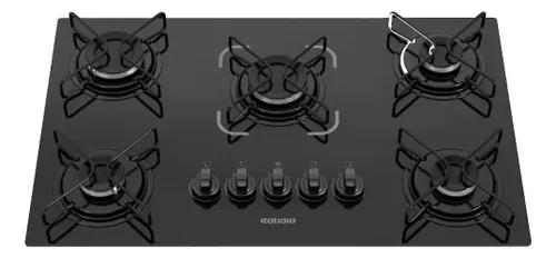 Cooktop Itatiaia Essencial 5 Bocas Preto