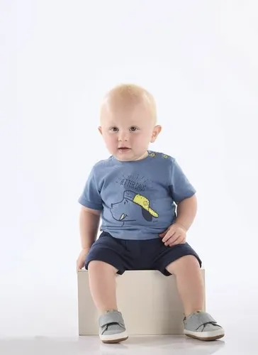 Conjunto Melhores Dias para Bebê Menino (Azul) Up Baby
