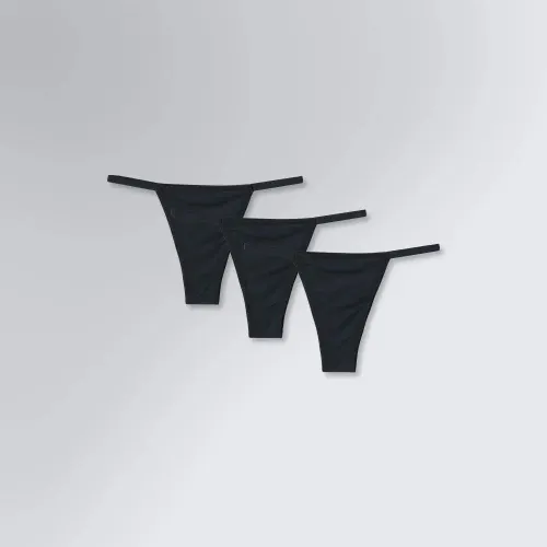Kit 3 Calcinhas Tanga String