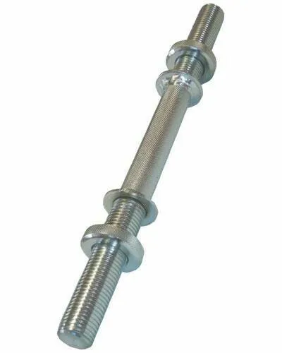 Barra para Musculação Polimet com Rosca - unica - 30CM