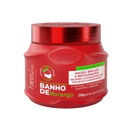 Máscara Forever Liss Banho de Morango 250 g