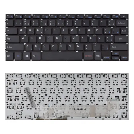 Teclado para Notebook compatível com Hp Compaq Presario CQ25 ABNT2