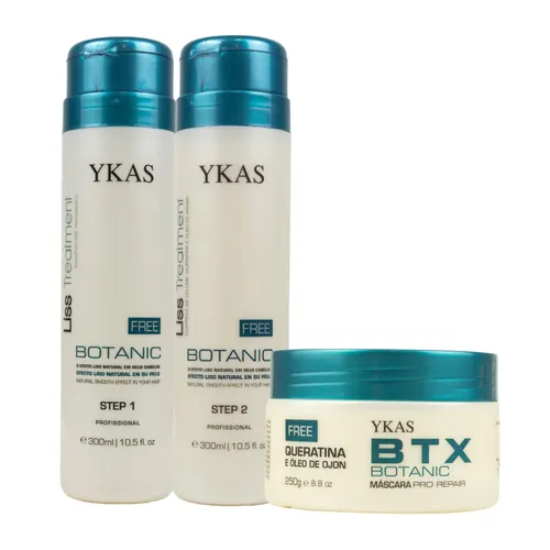 Kit Ykas Orgânico Formol Free ( 2 x 300 ml ) + Máscara Orgânico 250 g