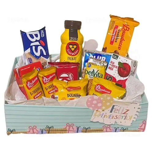 Cesta Mini Café ou Lanche da Tarde