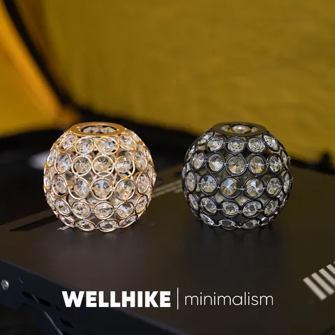 Luminária de Camping WELLHIKE com Abajur de Cristal para Ambiente Externo, Prisma Facetado, Compatível com Lanternas Goal Zero 38 e Explore, Acessórios para Barracas