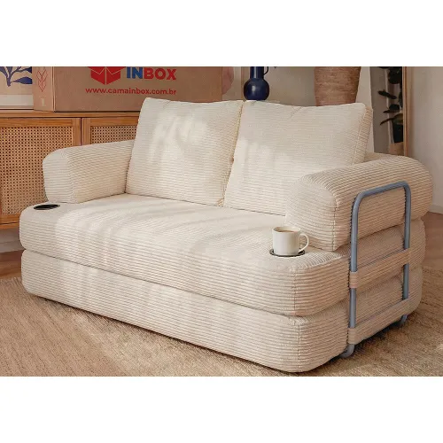Sofá Cama Elo Xpand Tech a Vácuo Cama inBox
