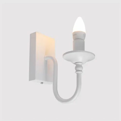 Arandela Metal Colonus - BRANCO