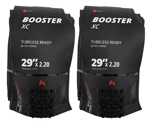 Par Pneus Booster Xc Kenda Aro 29 Tubeless 60 Tpi Bike Mtb