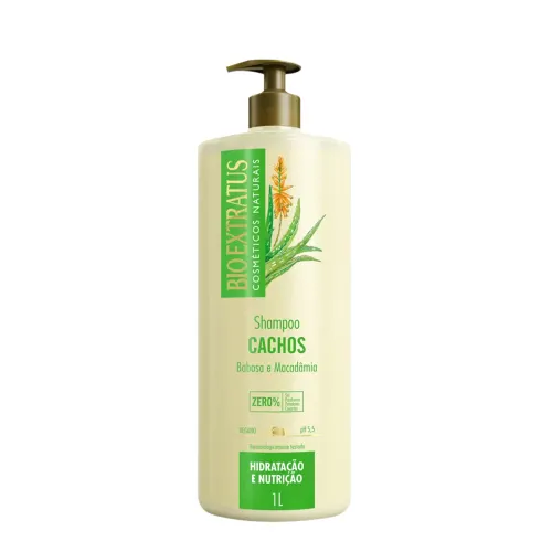 Shampoo Cachos Babosa Bio Extratus 1L