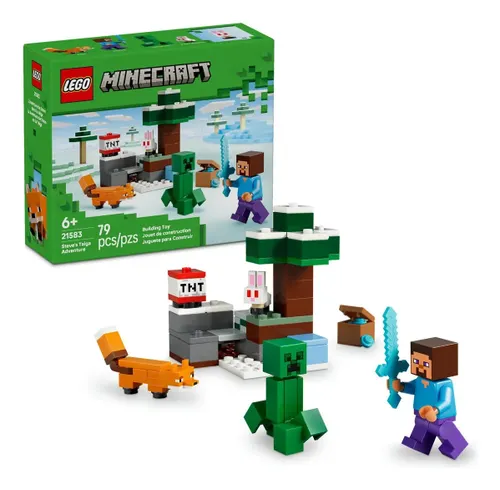 LEGO® Minecraft® a aventura de Steve na Taiga 21583
