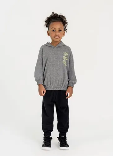 Conjunto Blusão e Calça Infantil para Menino (Cinza) Guloseima