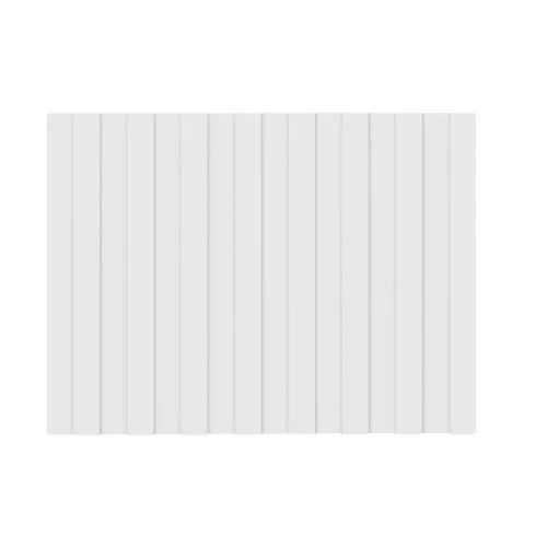 Painel Ripado 80 cm MDF Milla Carraro Branco