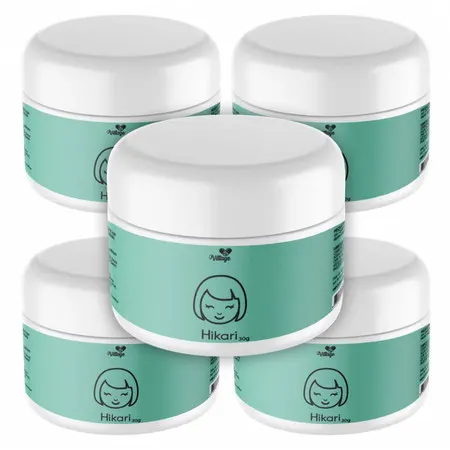 Super Kit 5x Hikari Hidratante Facial | Hidratação  | Pele de Porcelana