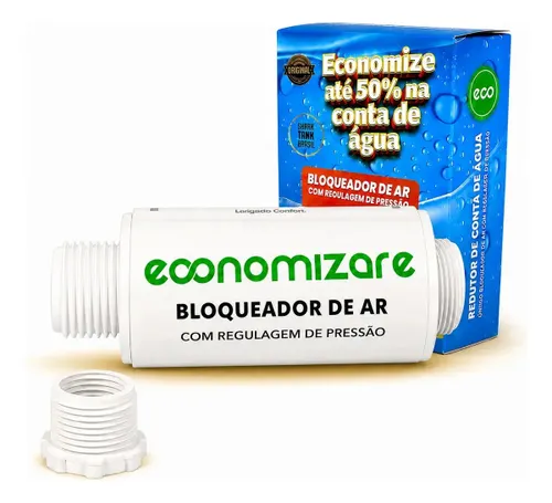 Bloqueador de Ar e Redutor de Conta de Água - Economizare Branco