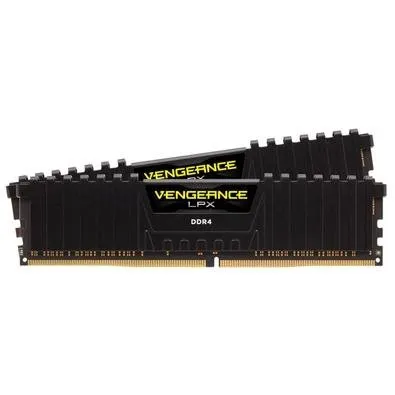Memória RAM Corsair Vengeance LPX 16GB (2x8GB), 2400Mhz, DDR4 CL16 Black - CMK16GX4M2A2400C16