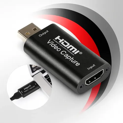 Placa de Captura Hdmi 4k Usb 1080p Full Hd Live Streaming Conversor Video Gamer Plug Play Chrome Technology