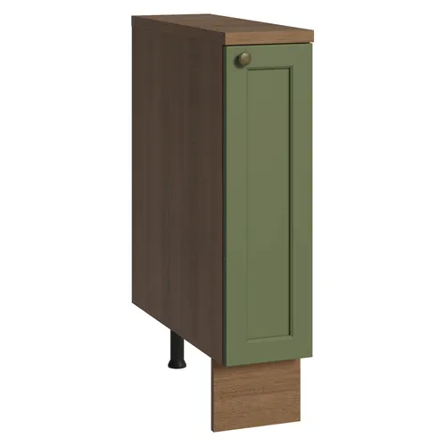 Balcão Porta-Temperos 20 cm 1 Porta Rustic/Verde Vik Madesa