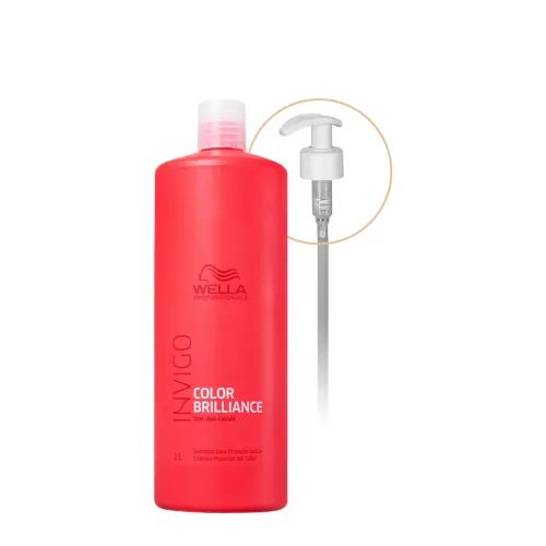 Shampoo Wella Professionals Invigo Color Brilliance Proteção da Cor 1L