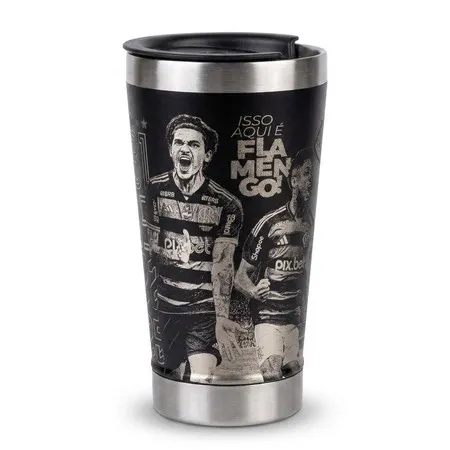 Copo Térmico Personalizado Time com Gravação a Laser 473ml