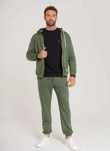 Jaqueta Básica Masculina em Moletom sem Felpa (Verde) The Philippines