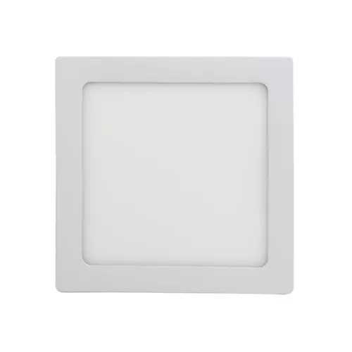 Plafon Led de Sobrepor Branco 12w 16x16cm Panel - LED BRANCO QUENTE (3000K)