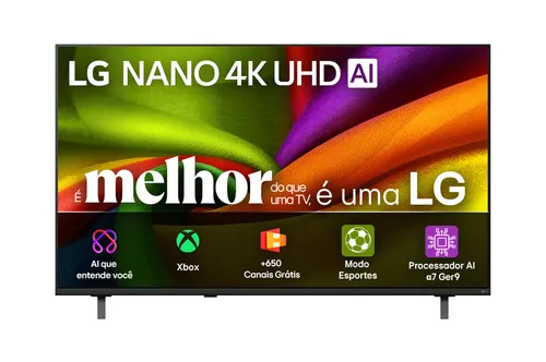 Smart TV LG NANO UHD AI 4K NU850 43 polegadas 2026 - 43NU850BPSA