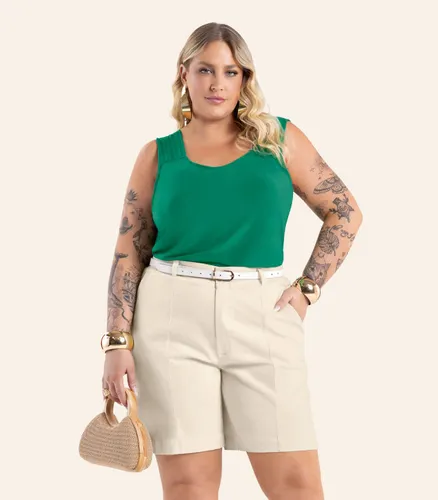 Bermuda Feminina Alfaiataria Secret Glam - Moda Feminina e Masculina, Itens para Casa e Mais l Rovitex