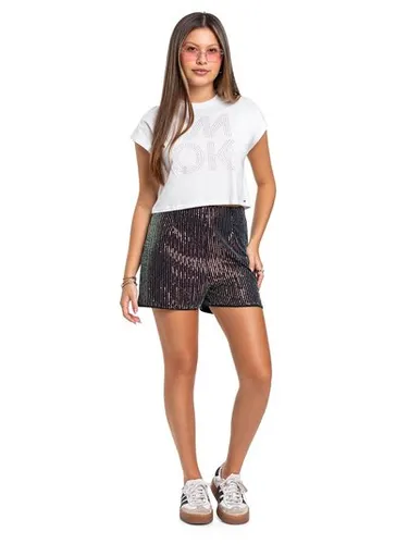 Blusa Boxy em Meia Malha para Menina Branco