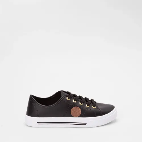 Tênis Casual Feminino Moleca Preto
