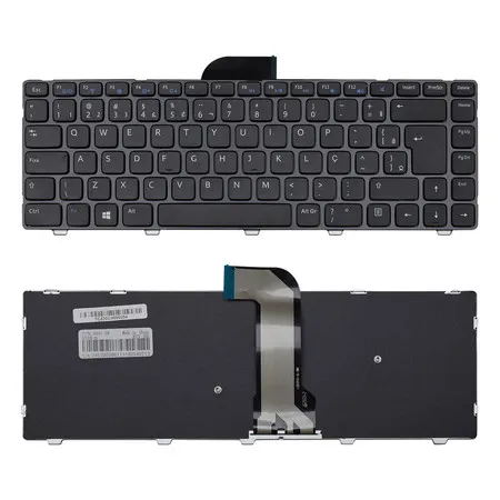 Teclado para Notebook compatível com Dell Inspiron 14-2640 ABNT2