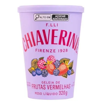 GELEIA DE FRUTAS VERMELHAS - CHIAVERINI - IT - 320G