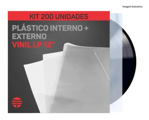 Plastico Vinil Lp 200 - 100 Externos 0.15 + 100 Interno