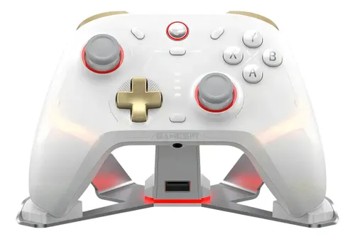 Controle Gamesir Cyclone 2 Bundle Edition Dock Carregamento para Pc Switch Ios Android Steam Celular Hall Effect Branco