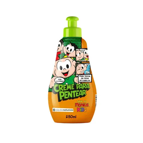 Creme de Pentear Cia da Natureza Turma da Monica Todos os Tipos de Cabelos 250 ml