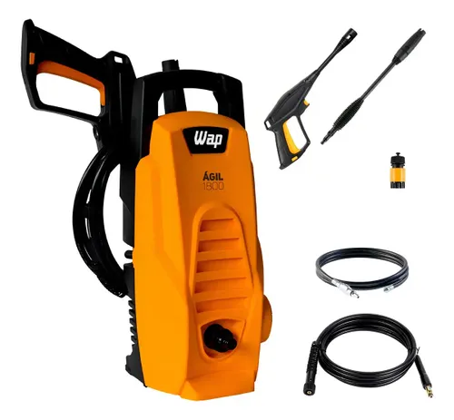 Desobstruidora Lavadora de Alta Pressão Wap Ágil Ultra 1800 Cor Amarelo Frequência 60 Hz