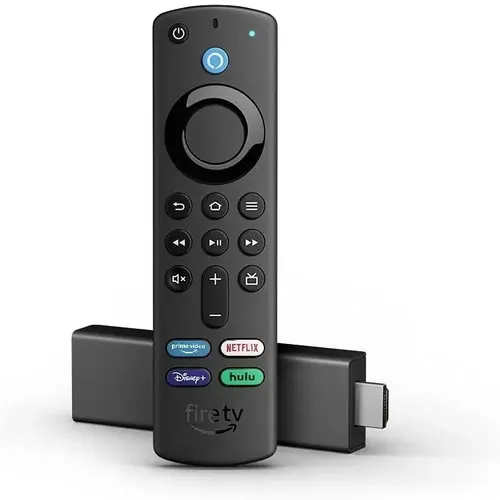 Fire Tv Stick 4k Controle Remoto por Voz Alexa Amazon Cor Preto Tipo de Controle Remoto de Voz 110v/220v Preto de Voz