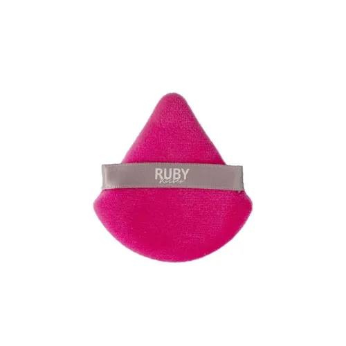 Esponja para Maquiagem Ruby Kisses Puff Pó Triangular Rosa e Cinza