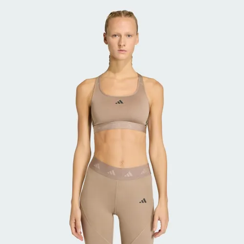 Top Treino Suporte Médio Powerreact Hyperglam Mulher adidas