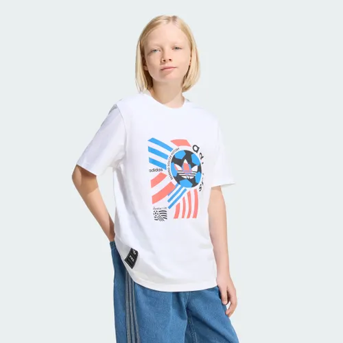 Camiseta Folgada Estampada Kids adidas