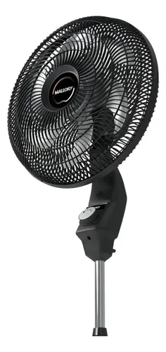 Ventilador Mallory Coluna Éolo 40cm Cor da Estrutura Preto Cor das Pás grafite Diâmetro 40 Cm 6 pás
