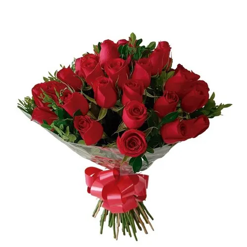 Buquê de 50 Rosas Vermelhas