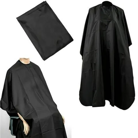 Vestido de corte de cabelo para cabeleireiros e barbeiro, capa de salão durável e confortável para estilo de cabelo e coloração de corte c0025a
