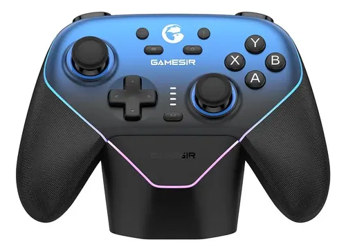 Control Gamesir S N S/F para Pc Switch Ios Android Celular Hall Effect Anti Drift Rgb Preto Azul